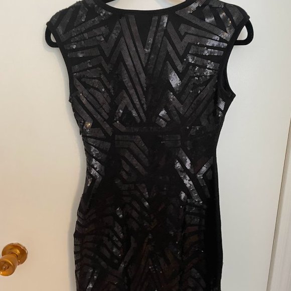 BCBG Maxazria Bodycon Sequin festive Dress - Picture 3 of 3